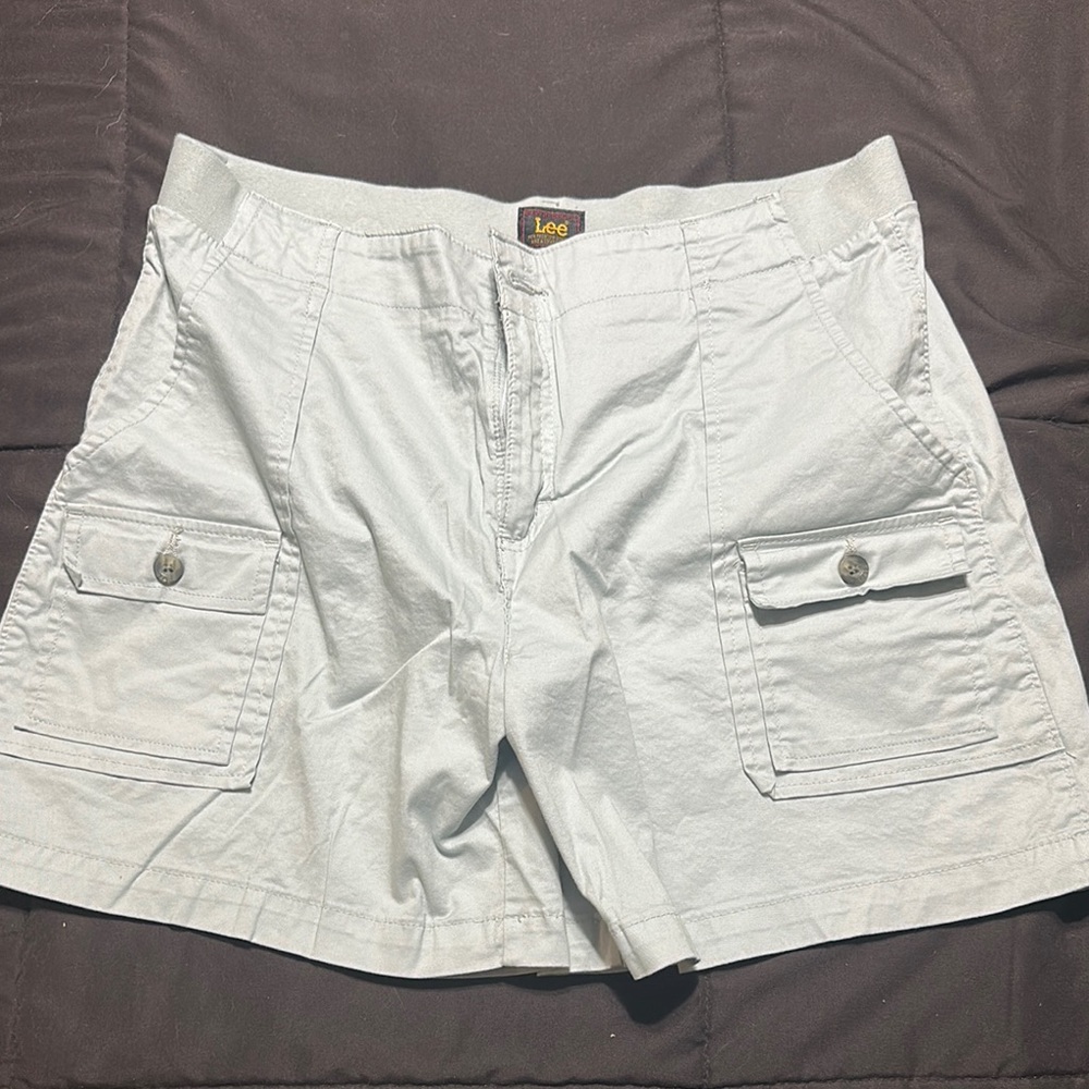 Lee Stone Gray Cargo Shorts